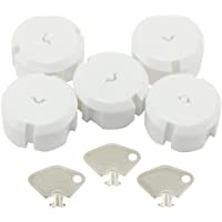 com-four® Fusible de Enchufe 5X con Llave de Metal - protección óptima para bebés y niños pequeños (05 Piezas)